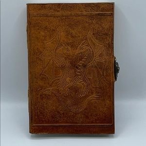 Handmade leather journal